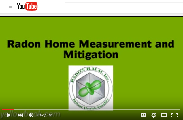 Video 1 of Radon Home Measurement and Mitigation.